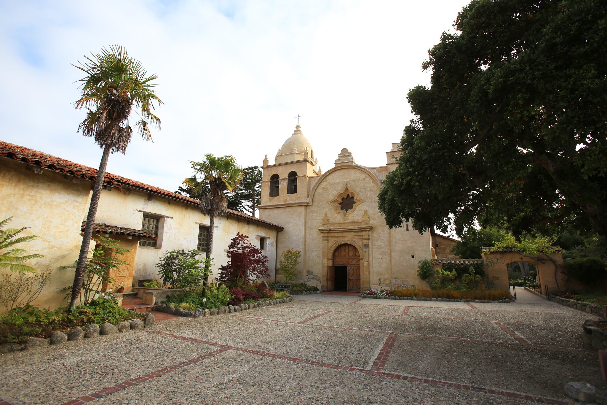 Carmel Mission Basilica Courtyard