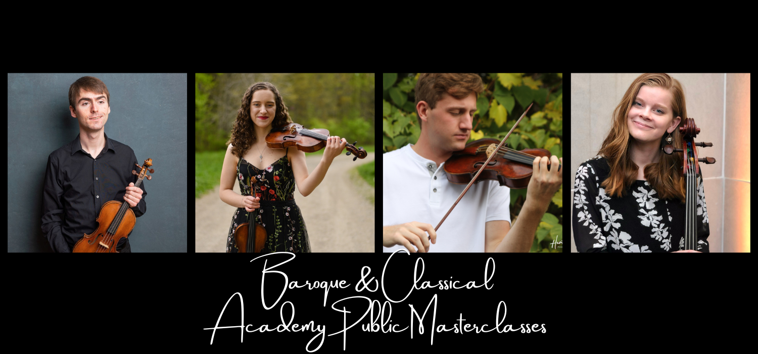 Baroque & Classical Academy Public Masterclass Carmel Bach Festival